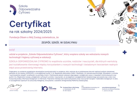 Szkoła odpowiedzialna cyfrowo