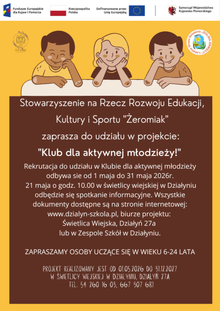 Rekrutacja do klubu młodzieżowego!